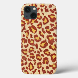 Leopard Spots Ultrasuede Look iPhone 13 Case