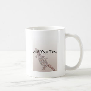 Leopard Spotted Gecko on Sand Coffee Mug