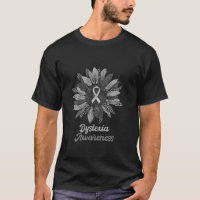 Leopard Sunflower Dyslexia Awareness Warrior Silve