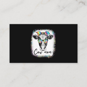 Leopard Sunflower Highland Cow Bandana Not Today H Business Card