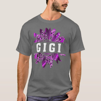Leopard Sunflower Promoted To Gigi Pregnancy Annou T-Shirt