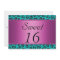 Leopard Teal Pink Sweet 16