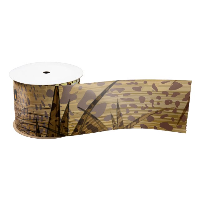 Leopard Territory 1 Satin Ribbon (Spool)