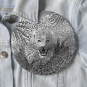 Leopard Territory 2 6 Inch Round Button