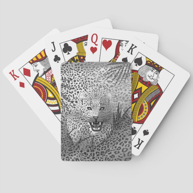 Leopard Territory 2 Playing Cards (Back)