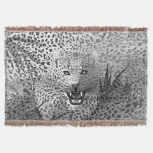 Leopard Territory 2 Throw Blanket