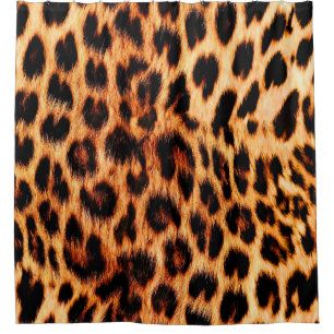 Leopard texture, African animal seamless pattern.