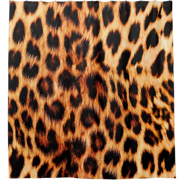 Leopard texture, African animal seamless pattern. (Front)
