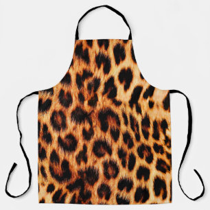 Leopard texture, African animal seamless pattern. Apron