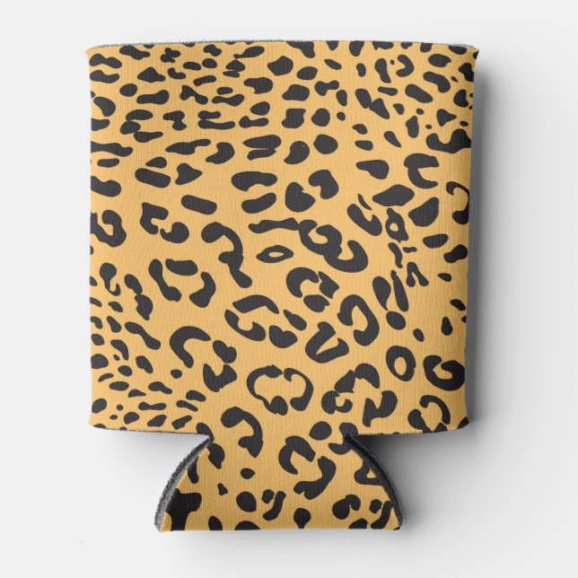 Leopard Texture Can Cooler (Front)