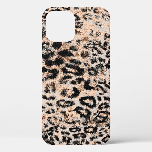 Leopard texture, leopard animal print pattern Case-Mate iPhone case (Back)