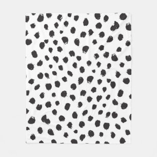 Leopard Texture: Vintage Seamless Pattern. Fleece Blanket