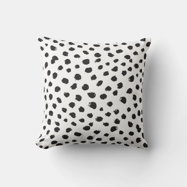 Leopard Texture: Vintage Seamless Pattern. Throw Pillow (Front)