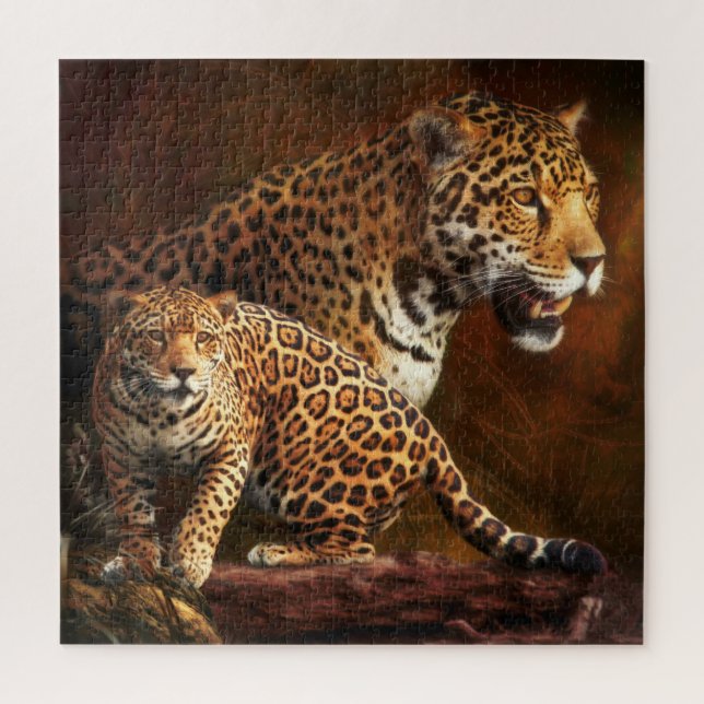 LEOPARD “THE WILD NIGHT” JIGSAW PUZZLE (Vertical)