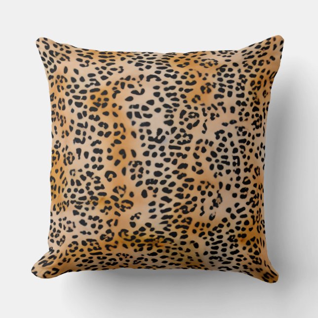 Leopard Throw Pillow  (Front)