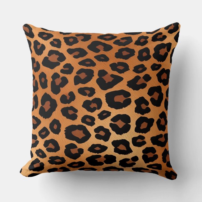 Leopard Throw Pillow (Front)