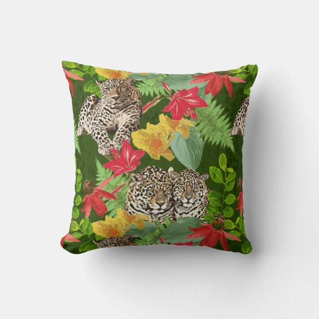 Leopard Throw Pillow (Front)