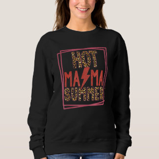 Leopard Thunder Hot Mom Cool Mom Mom Life Tee Wome