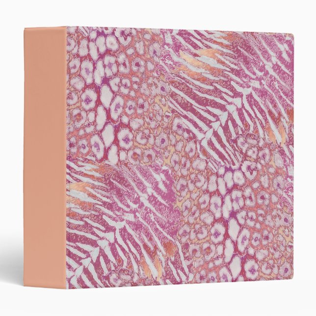 Leopard tiger skin trendy binder (Front/Spine)