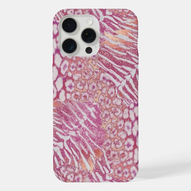 Leopard tiger skin trendy iPhone case (Back)