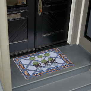 Leopard TopiaryChinoiserie Ginger Jar Doormat Rug