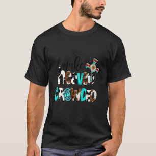 Leopard Turquoise Make Heaven Crowded Bible Verse  T-Shirt