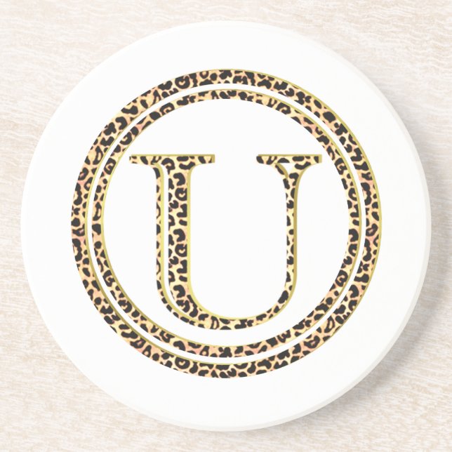Leopard U Coaster (Front)
