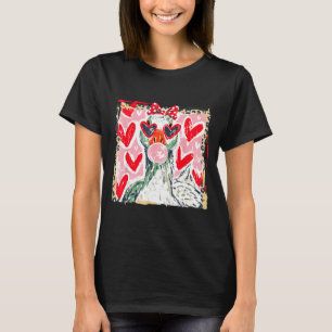 Leopard Valentine's Day Goose Cute Animal Couple M T-Shirt