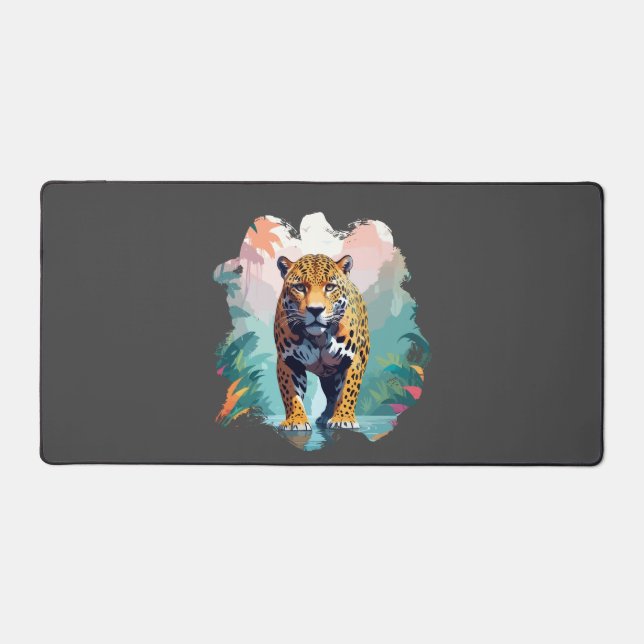 Leopard Vector Art Animal Dans La Nature Majestueu (Recto)