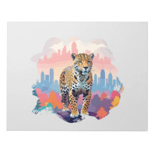 Leopard Vector Art Animal In The Majestic Nature Notepad