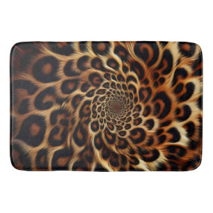 Leopard Vibes: Add a Wild Touch to Your Bathroom Bath Mat