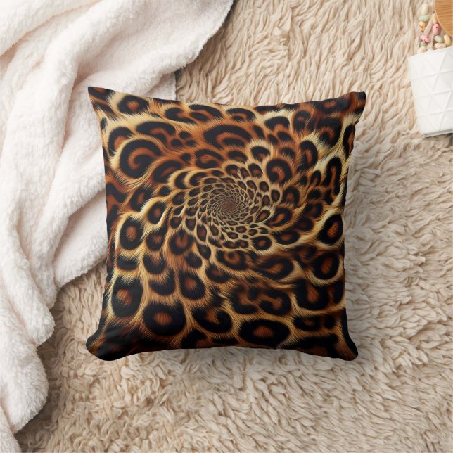 Leopard Vibes: Add a Wild Touch to Your Bedroom Throw Pillow (Blanket)