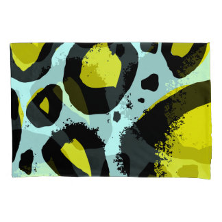 Leopard Vibrance: Colourful Wild Textures. Pillowcase