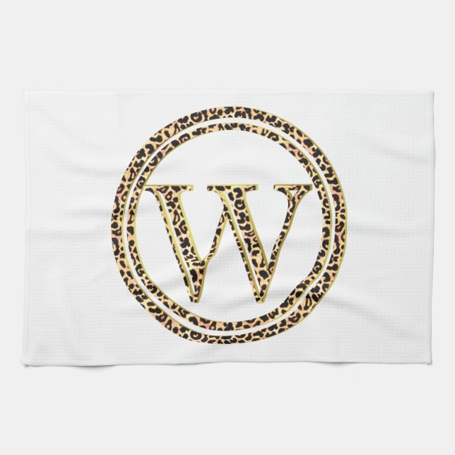Leopard W Kitchen Towel (Horizontal)