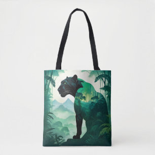 Leopard Wildlife Animal Nature Environment Jungle Tote Bag