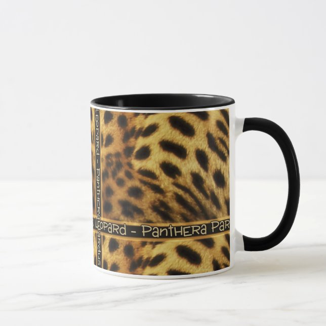 Leopard wildlife safari mugs & cups (Right)