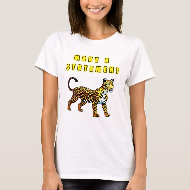 Leopard with Detailed Spots T-Shirt (Front)