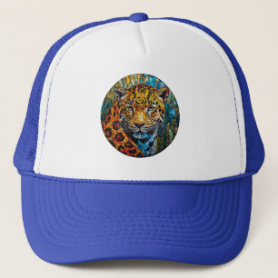 Leopard with Warm and Cool Tones Trucker Hat