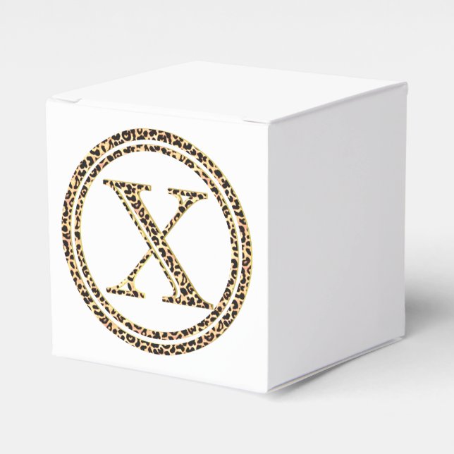 Leopard X Favor Box (Front Side)