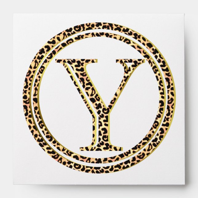Leopard Y Envelope (Front)