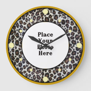 Leopard Your Photo Wall Clock