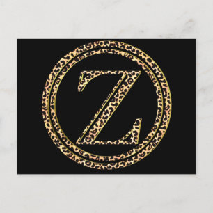 Leopard Z Postcard