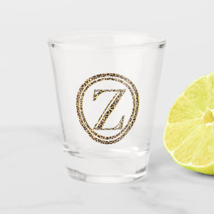Leopard Z Shot Glass