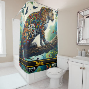 Leopard Zeal: Vibrant Jungle Patterns