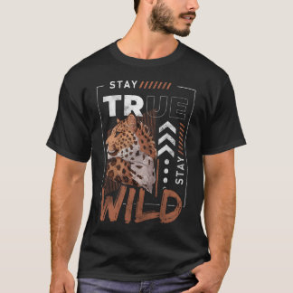Leopards Animal Fast Danger retro T-Shirt