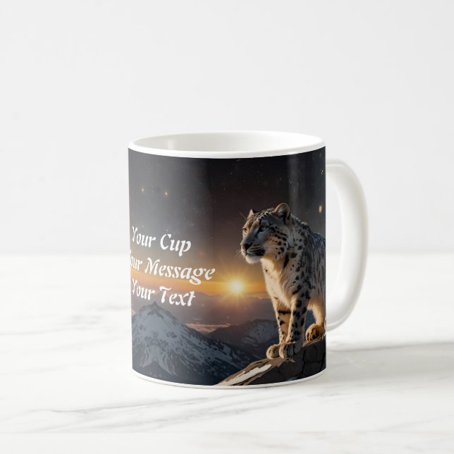 Leopard's  coffee mug (Front Right)