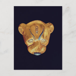Leopard's head, from the Tomb of Tutankhamun Postcard