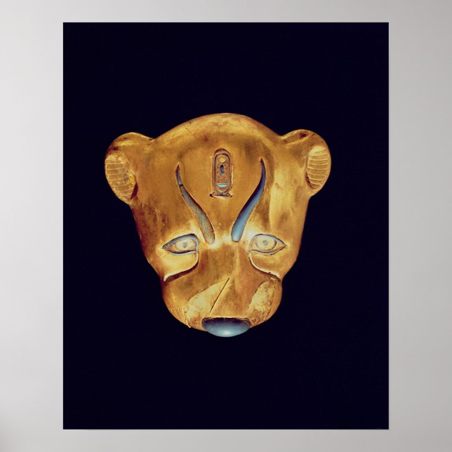 Leopard's head, from the Tomb of Tutankhamun Poster (Front)