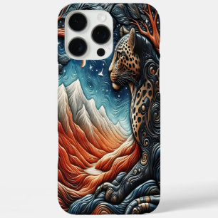 Leopard's Realm: A Scenic View iPhone 16 Pro Max Case