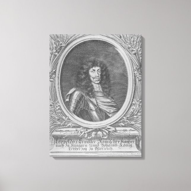 Leopold I, Holy Roman Emperor Canvas Print (Front)